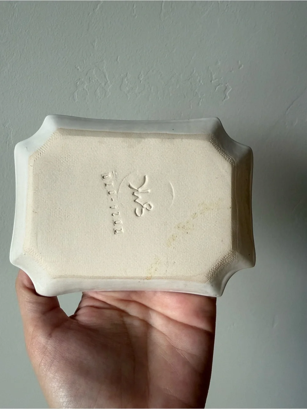 Handmade Lavender Ceramic Jewelry Trinket Tray